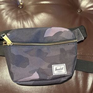 Herschel Supply Company Black and Gray Belt Bag